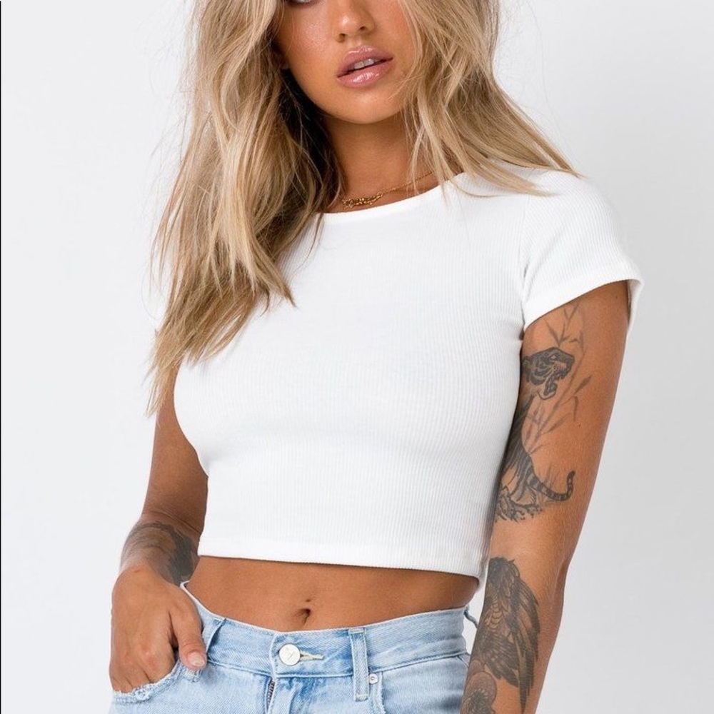 Princess Polly Classic Ribbed Tee